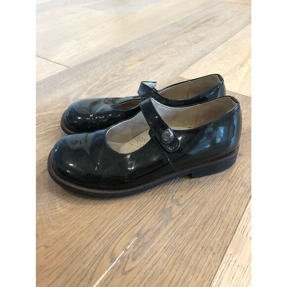 Gallucci Black Patent Leather Mary Janes, Girls 11.5 - Picture 2 of 4